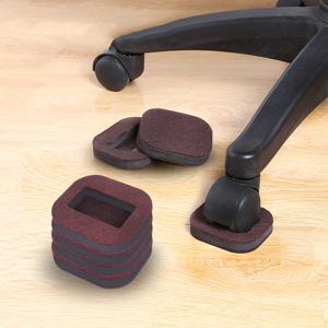 의자바퀴 고정 발커버 5개세트 소음방지 식탁의자 다리 커버 사각펠트(마루용)