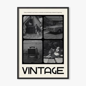 인테리어포스터 레트로 빈티지감성 흑백사진 Vintage
