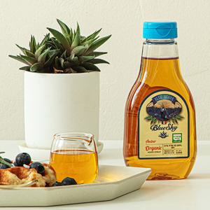유기농 아가베 시럽 엠버 330g 크로플 와플 핫케이크
