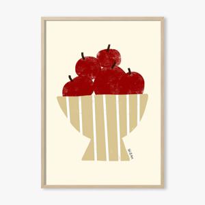 인테리어포스터 사과그림 과일 풍수인테리어 감성드로잉 홈카페 주방액자 Apples