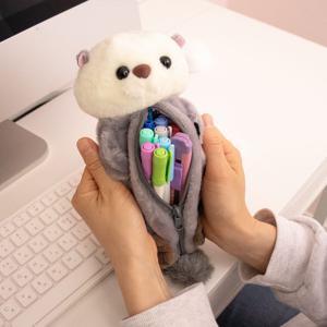 보송보송 해달 필통 파우치 화장품 학용품 보관 커플 친구 우정템 새학기 학생 선물