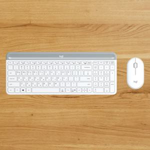 MK470 슬림 무선 키보드 마우스 세트 화이트