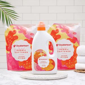 1+2 유아용 섬유유연제 1.8L 용기 1개+리필 2개