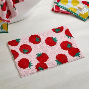 프루티 토마토 사각 터프팅 발매트 PINK 40X60