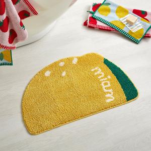 프루티 레몬 반원 터프팅 발매트 40X65