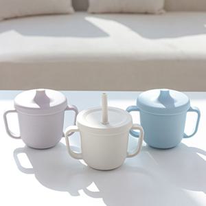 도리도리 올인원 컵 국산 프리미엄 실리콘 아기 빨대컵 스파우트컵