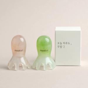 문어 괄사 두피 마사지기 머리 지압 마사지