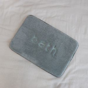 메모리폼 발매트 욕실용 (민트그레이) 도톰한 국내산