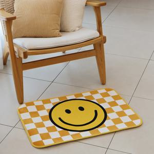 스마일 국산 패브릭 체크발매트 (옐로우)