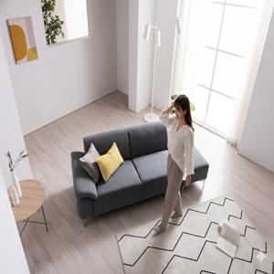 루아 아쿠아텍스 3인용 소파 스툴 포함 2200mm 이지클린 패브릭 거실 소파