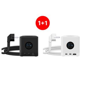 [1+1] MT16 큐브 고용량멀티탭  USB/C타입 67W 고속충전 멀티콘센트1.8M