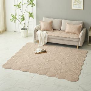 통워싱 자수 퀼팅 카페트 1장(대형)