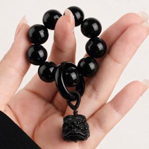 손가락 염주 단주 미니 불교 굿즈 악세사리 염불 액막이 사자장식 마음수양