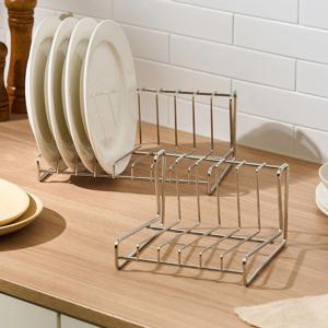 스텐 304 디쉬 슬롯 시리즈 (L자형) 접시 정리대 보관함