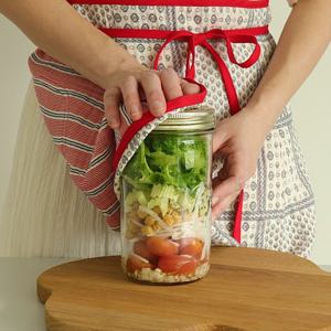 양면 리버시블 4중 거즈앞치마 행주 허리에이프런