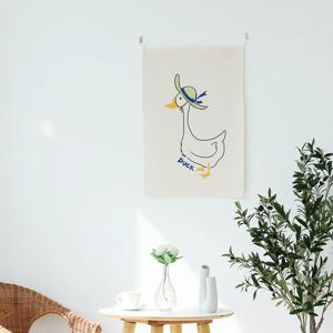 오리 어디가 패브릭 포스터 / 가리개 커튼 50x70 cm