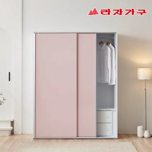 미담 1400 키큰 슬라이딩 옷장 장롱 E0 비스포크 자동댐핑도어