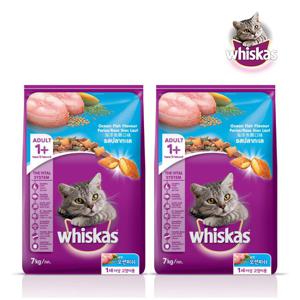 위스카스 고양이사료 포켓 오션피쉬 7kg 2개