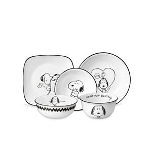 스누피앤찰리에디션 한국형 1인 5P 사각 홈세트