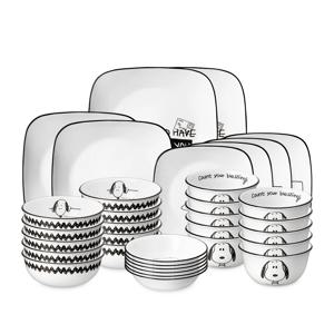 스누피앤찰리에디션 한국형 10인 34P 사각 홈세트