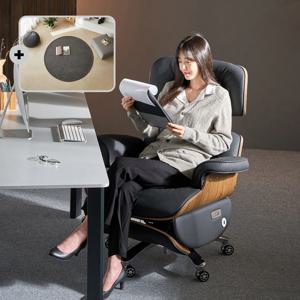 아르고밀러 퍼스트랩 무선 전동리클라이너 무중력 의자 (실리콘레더) + 러그증정