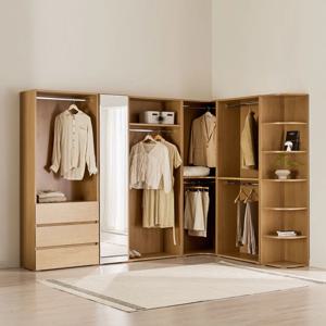 클래드 E0 드레스룸 시스템 키큰 옷장 행거 400-800