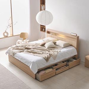 제이드 수납형 침대 K (전용 매트리스 포함)