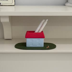 잔디매트증정 하우스 연필꽂이 칫솔꽂이 데스크테리어 인테리어 소품 핸드메이드 인센스 홀더