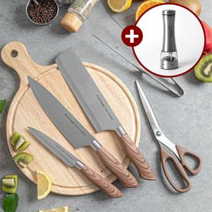 노르딕 나이프 5종세트 + 솔트&페퍼 무선 그라인더