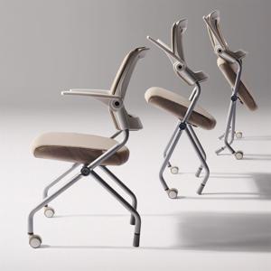 접이식 학생 공부 바퀴없는 책상 의자 회의용 서울대