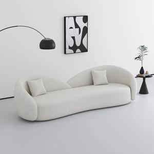 북유럽 곡선형 패브릭 디자인 소파 거실 카페 라운지 인테리어 쇼파 STS-415