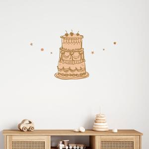 해피데이 케이크 벽지스티커 아이방 꾸미기