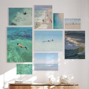 여름 감성 바다 여행 인테리어 윤슬 풍경 포스터 액자 film 22종