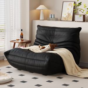 [해외] 좌식소파 거실 북유럽 패브릭 1인 라운지체어 안락의자