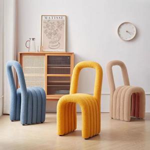 [리퍼] 코지롤체어 코지롤스툴 미드센츄리모던 카페의자 인테리어의자 화장대의자 양털체어