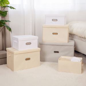 대용량 접이식 리빙박스 옥스포드 에센셜 소품/옷정리 5size 3color