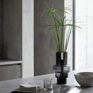 느와르 시페루스 센터피스 오브제 (Noir Cyperus) 조화 장식 카페 화병