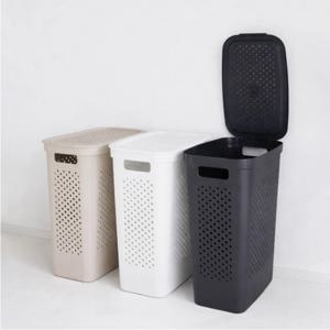 슬림 빨래 바구니 재활용 분리수거함 틈새 인테리어 바스켓 세탁실 문 뒤 다용도 수납함