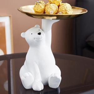 북극곰 악세사리 차키 트레이 보관함 현관오브제