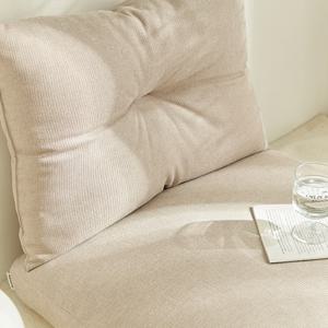 프리미엄 항균 사각 등받이쿠션(솜일체형)