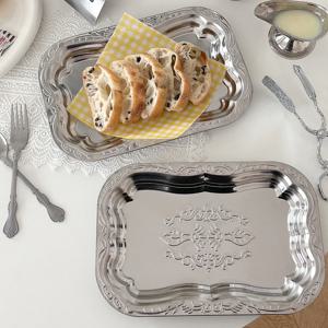 로이드 빈티지 엔틱 쟁반 스텐트레이 카페트레이 사각트레이