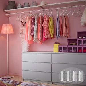 물리그 벽행거 고정식 미니 옷걸이 파이프 (나사못.칼브럭 증정4)