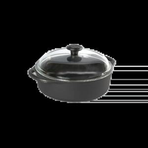 무쇠냄비 3L+유리뚜껑