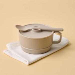 키즈세이프 렌지안심 뚜껑있는 큰 볼+수저세트 550ML