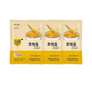 고령친화식품인증 서울마님 호박죽 실버 300g 3팩 Set (냉동보관)