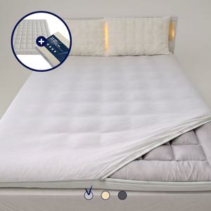 사계절 토퍼 SET I 라이트그레이 I 친환경, 알러지케어, 빨아쓰는 푹신한 토퍼