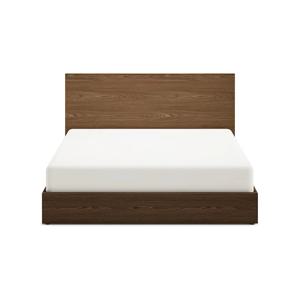 르블랑 침대 플랫형 브라운 Q (퀸), 릴리 매트포함, 하드타입