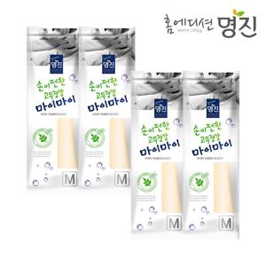 명진 마이마이 고무장갑 중형 M 아이보리 X 4개