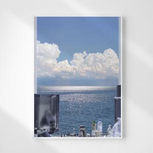 감성 여름 바다 풍경 인테리어 액자 포스터_ FIRST TRIP