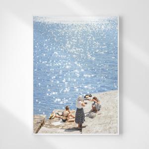 감성 바다 풍경 인테리어 액자 포스터_ SKYBLUE